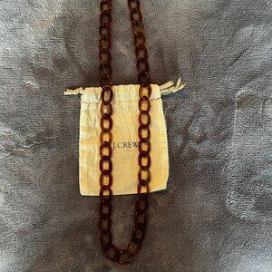 J. Crew Tortoise Necklace